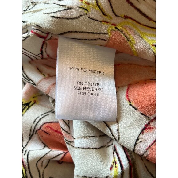 Lord & Taylor Context Pink Floral Sleeveless Round Neck Blouse Size 3X - Picture 6 of 8